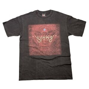 Vintage 1996 Def Leppard Slang World Tour T-Shirt Giant Tag Black Large 90s Rock
